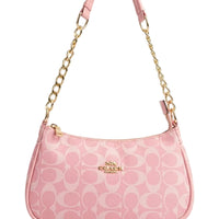 Coach Signature Chain Strap Shoulder Bag for Women