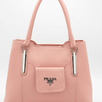 Prada Luxury Front Pocket Top Handle Handbag For Women