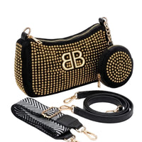 Balenciaga Studded Shoulder Bag For Women 