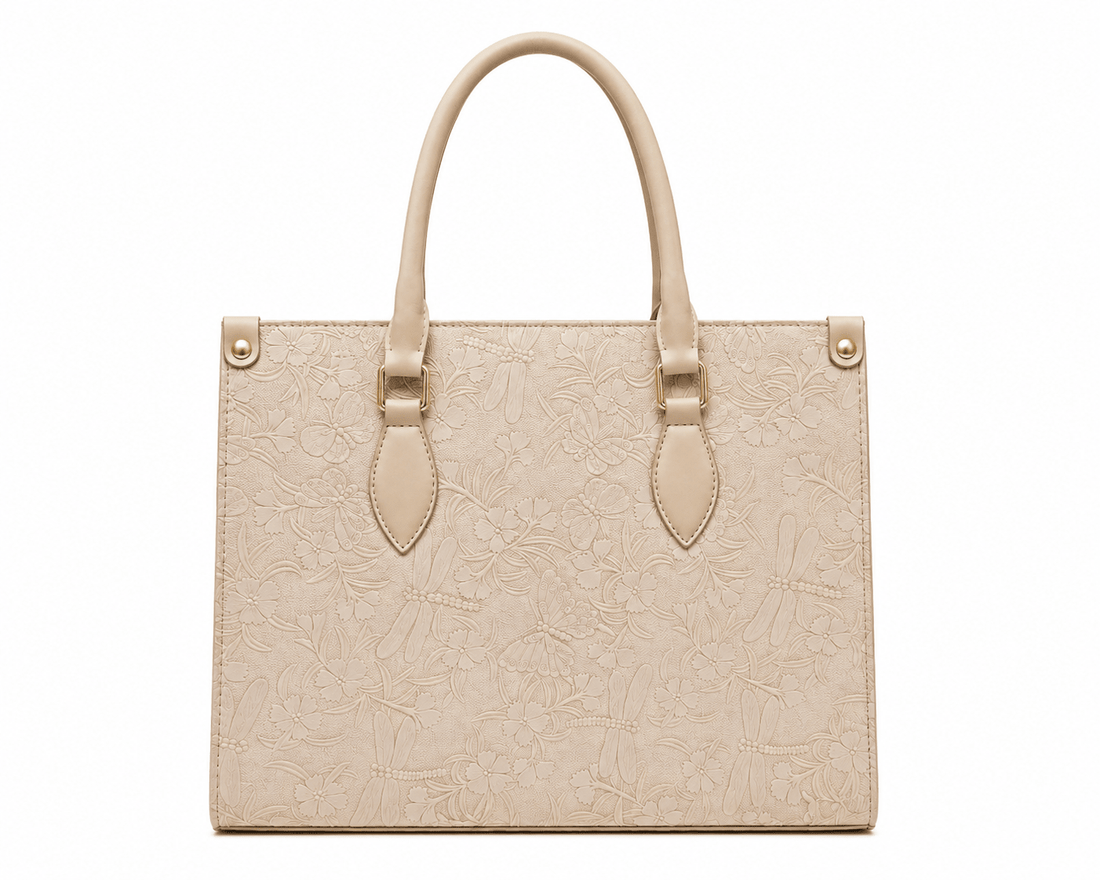 Botanical Luxury Tote Handbag for Women
