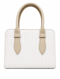 Bagvessa White Woven Handbag for Women