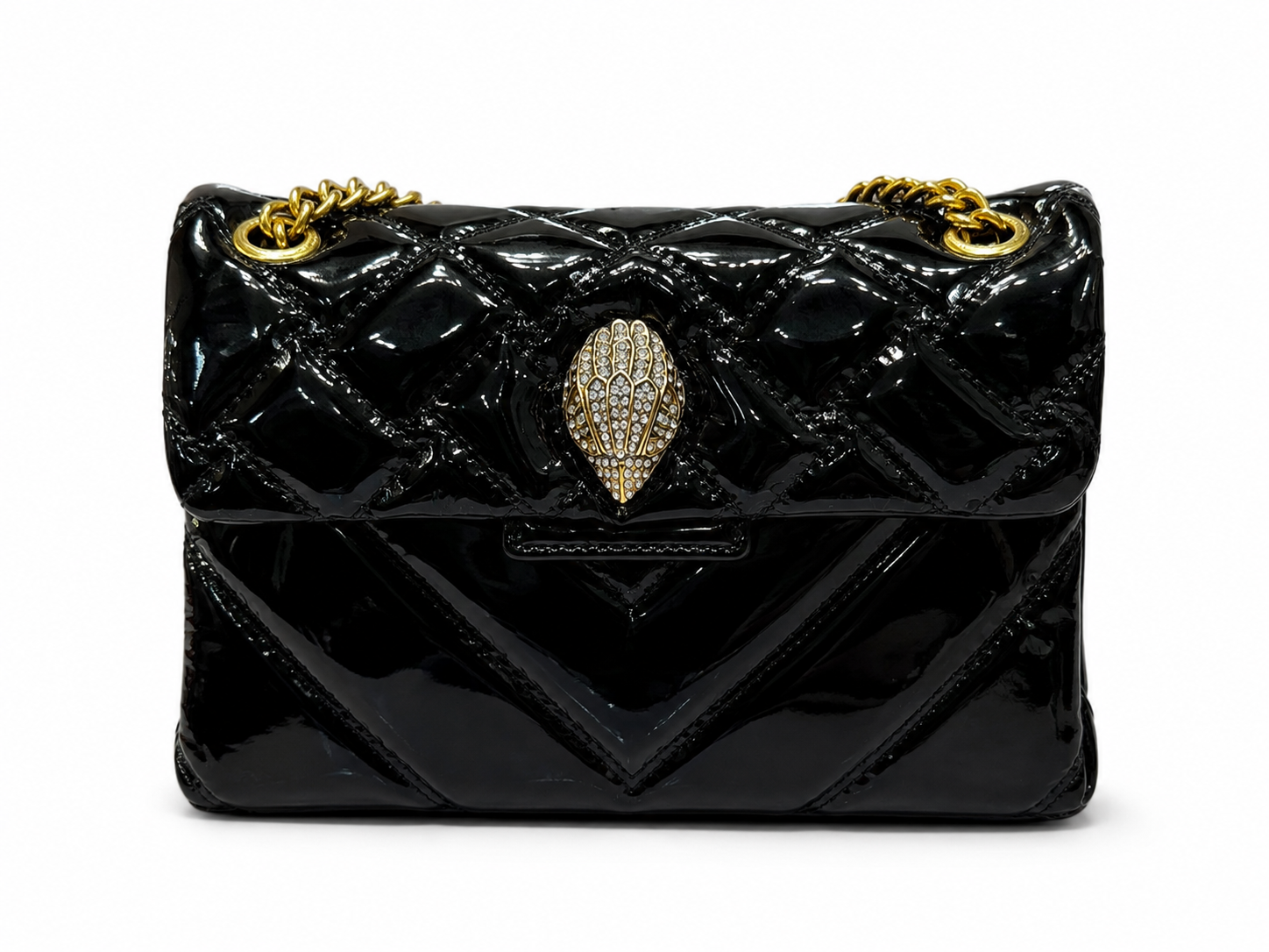 Bagvessa  Quilted Patent Leather Handbag for Women