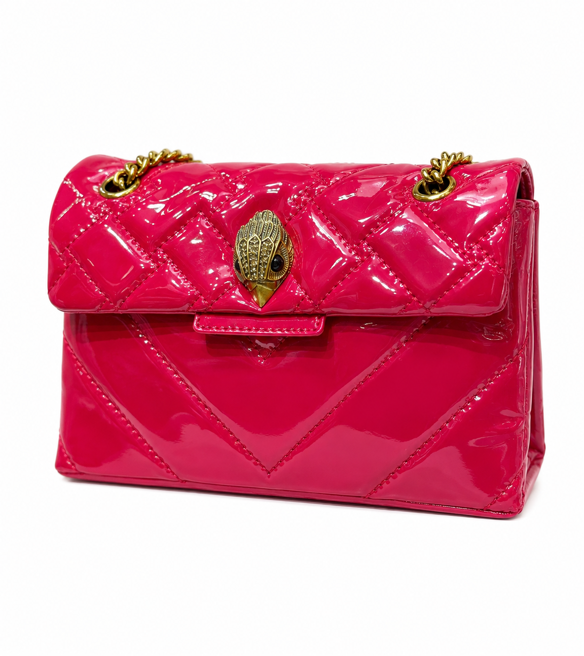 Bagvessa  Quilted Patent Leather Handbag for Women