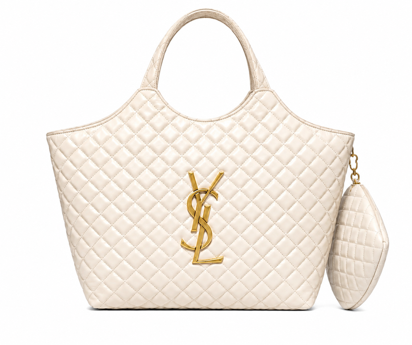 BAGVESSA Quilted Shoulder Tote Bag for Women
