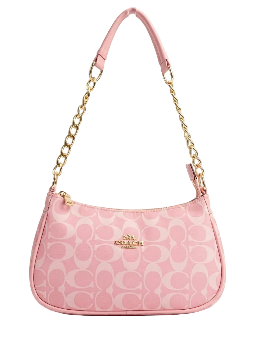 Coach Signature Chain Strap Shoulder Bag for Women