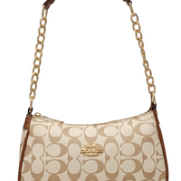 Coach Signature Chain Strap Shoulder Bag for Women