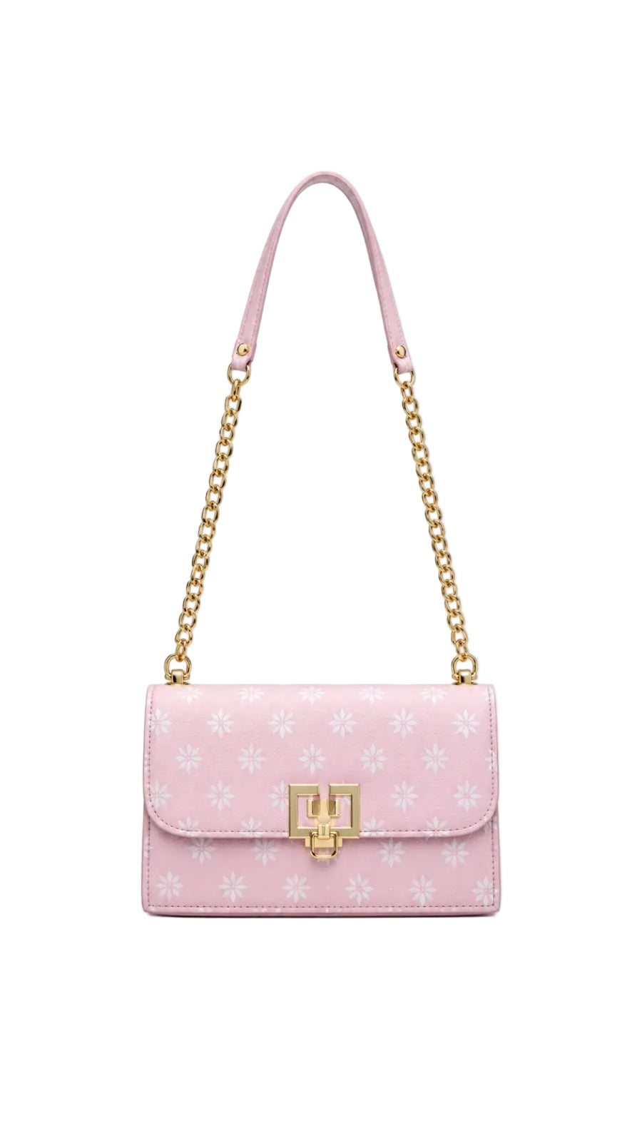 Givenchy Pink Floral Print Shoulder Bag For Women 