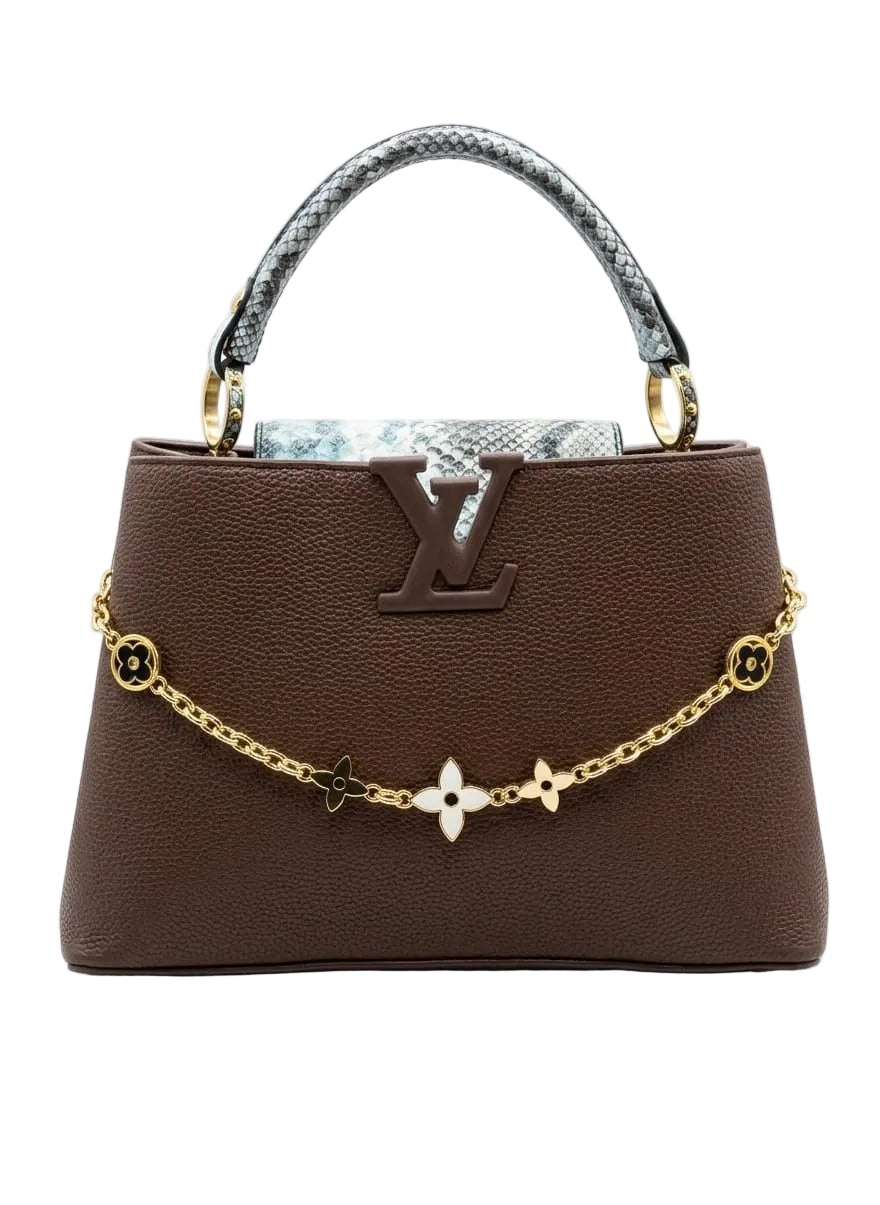 LV Classic Pebbled Leather Fashion Tot