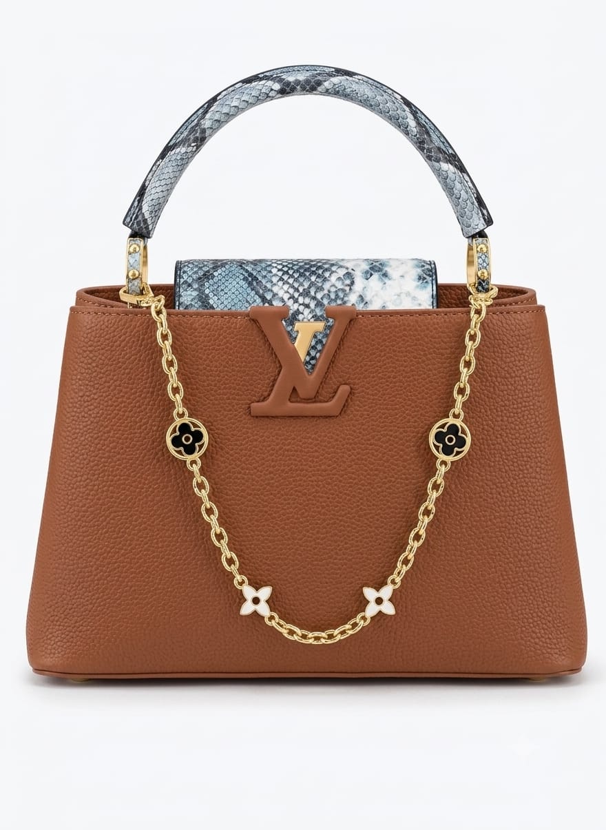LV Classic Pebbled Leather Fashion Tot