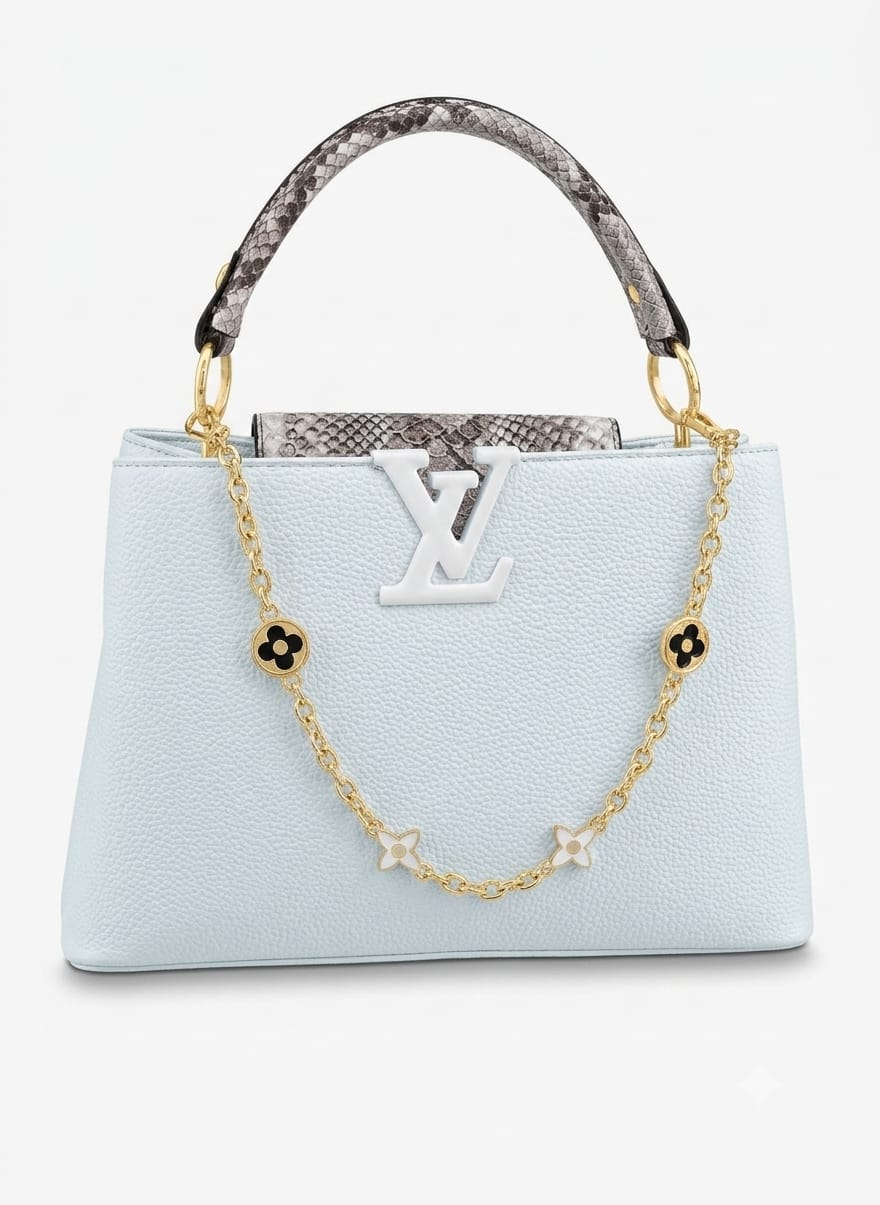 LV Classic Pebbled Leather Fashion Tot