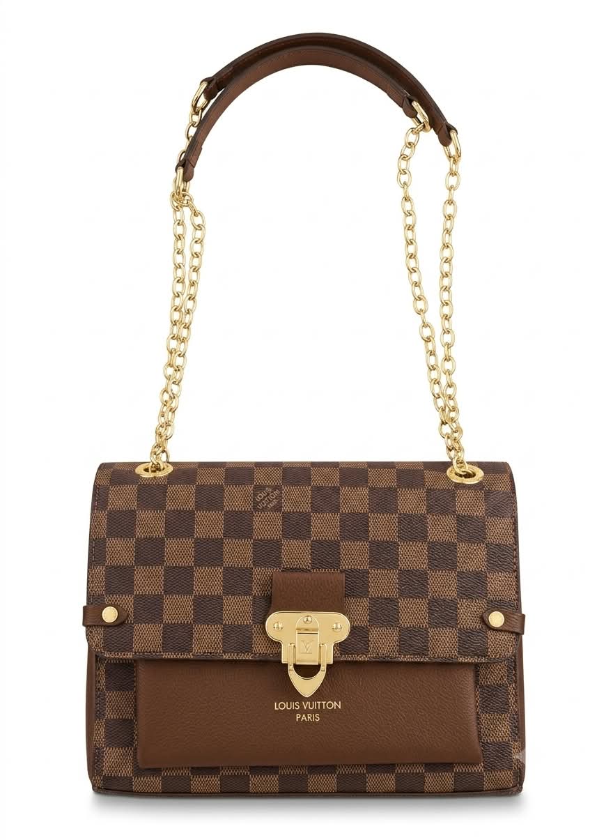 Louis Vuitton Luxury Flap Chain Shoulder Handbag for Women