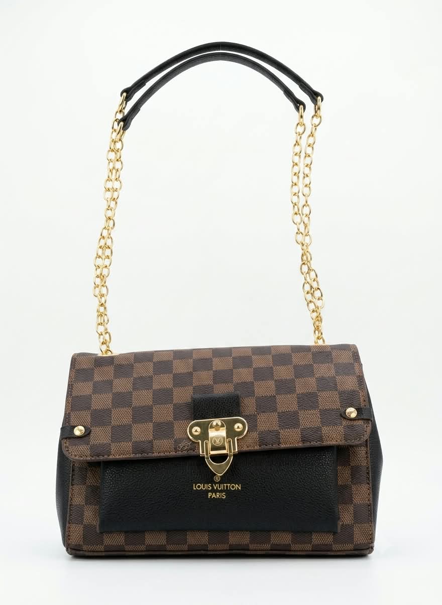 Louis Vuitton Luxury Flap Chain Shoulder Handbag for Women