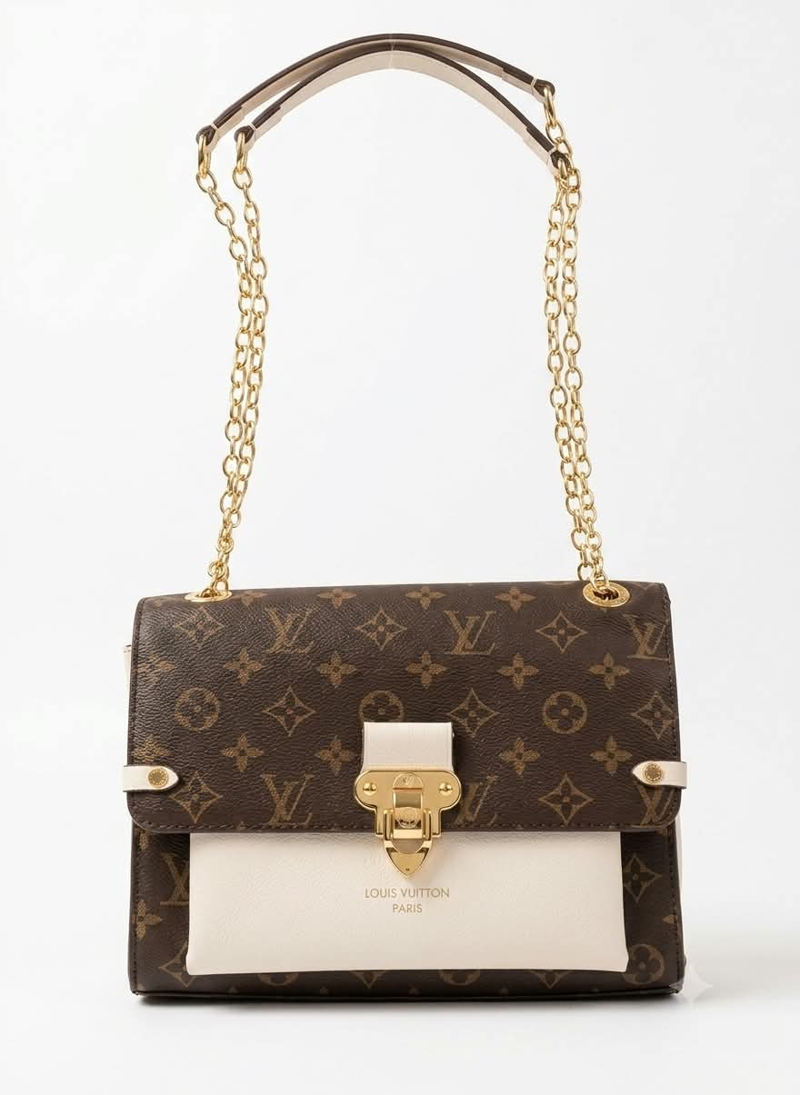 Louis Vuitton Luxury Flap Chain Shoulder Handbag for Women