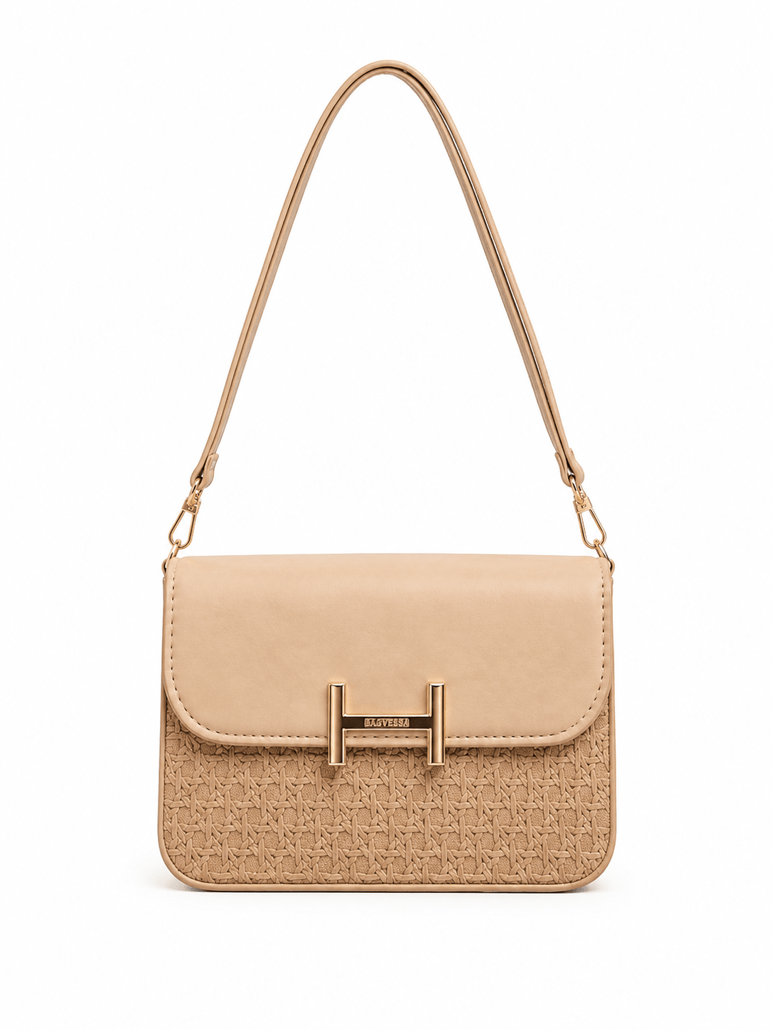 Luxury H-Clasp Shoulder Handbag for Women