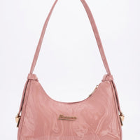Marble Print Shoulder Bag For Women 
