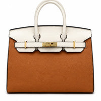 Tri-Color Birkin-Style Luxury Handbag for Women