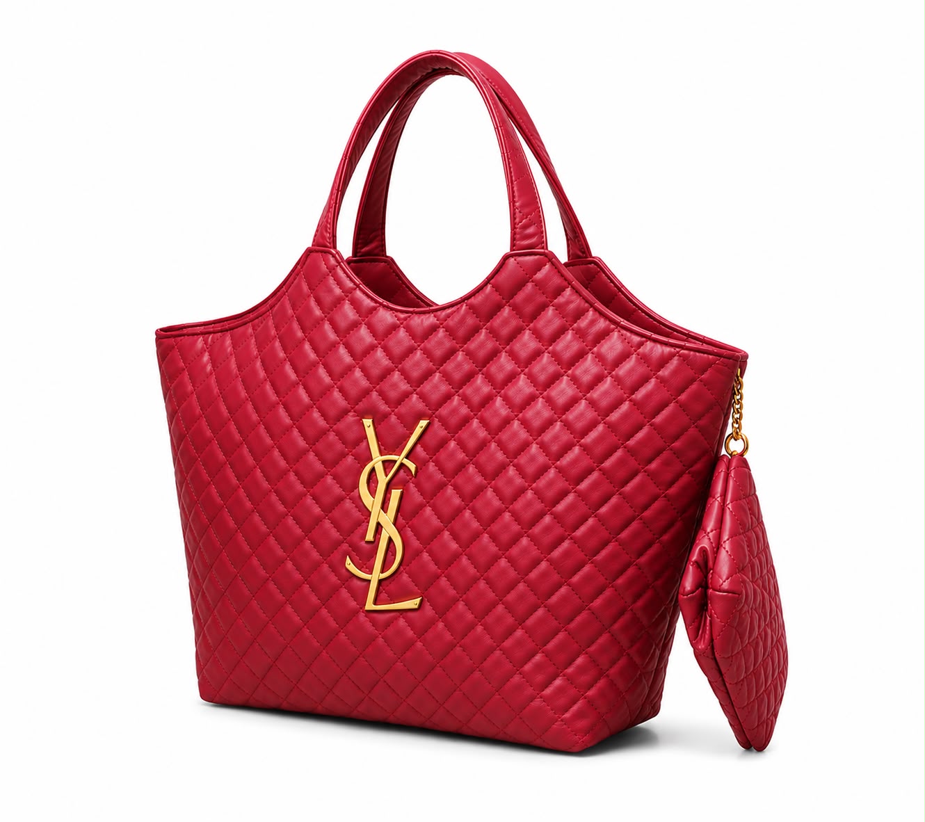 BAGVESSA Quilted Shoulder Tote Bag for Women