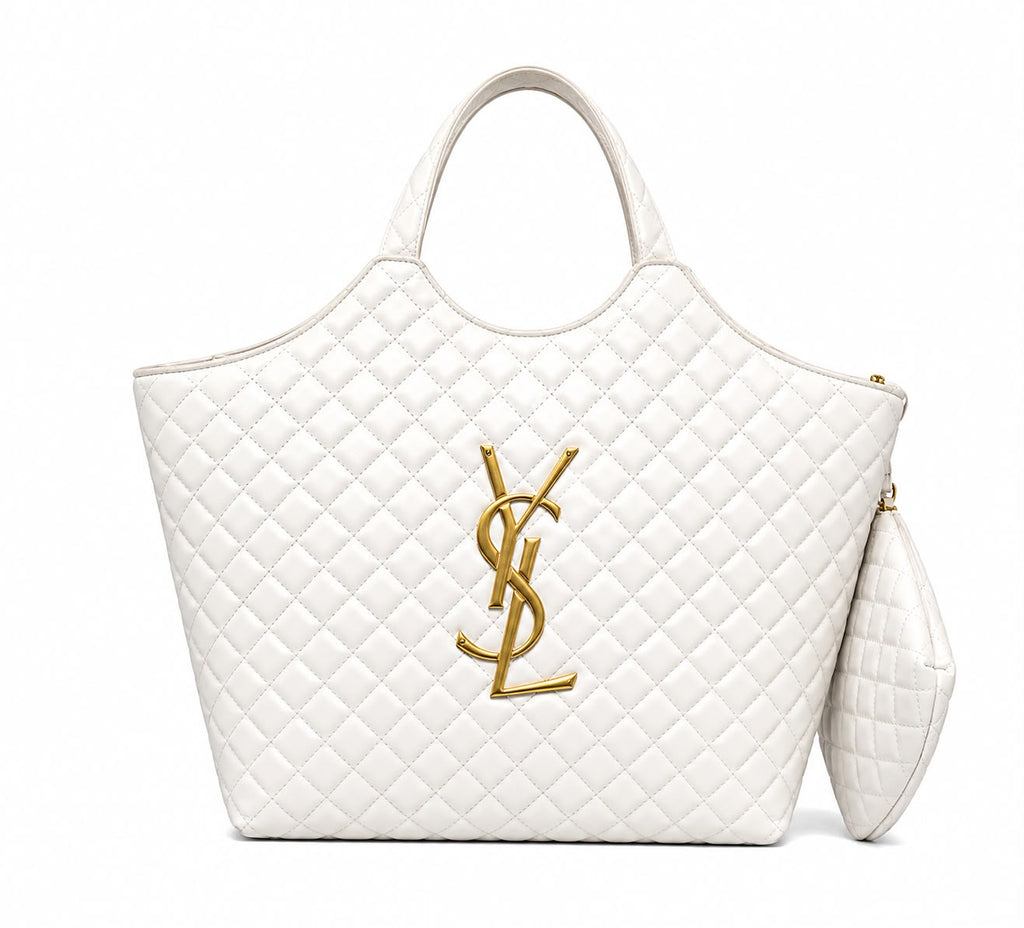BAGVESSA Quilted Shoulder Tote Bag for Women