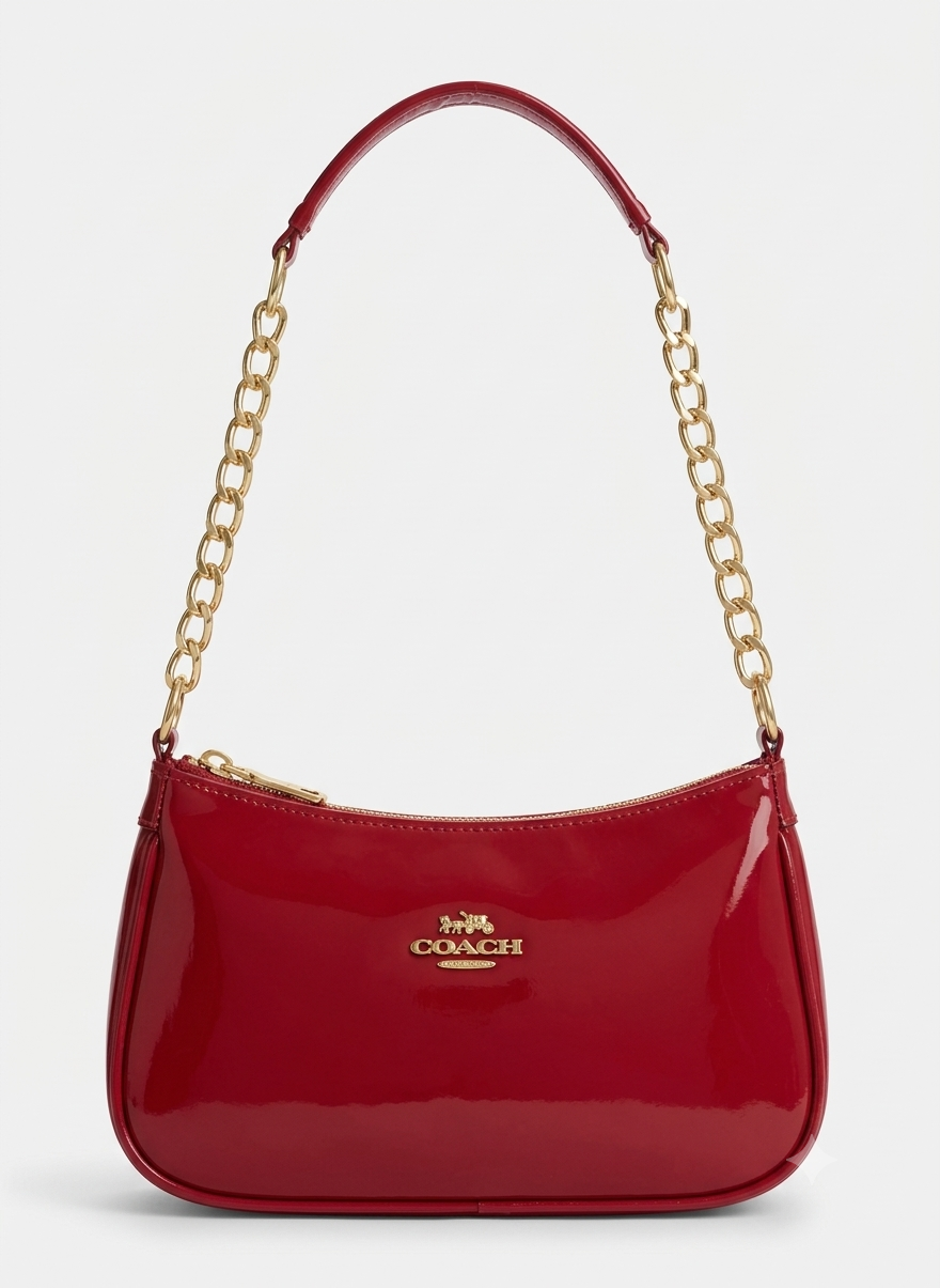 Coach Signature Chain Strap Shoulder Bag for Women